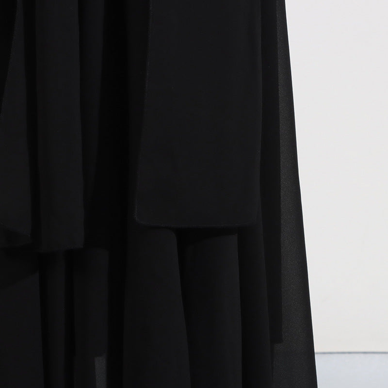 Designed Elegant Strapless Black Evening Dresses