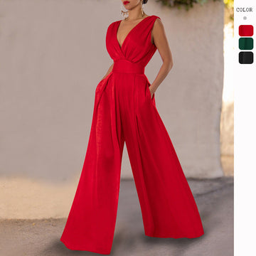 Women's High-Waisted Slimming Jumpsuit
