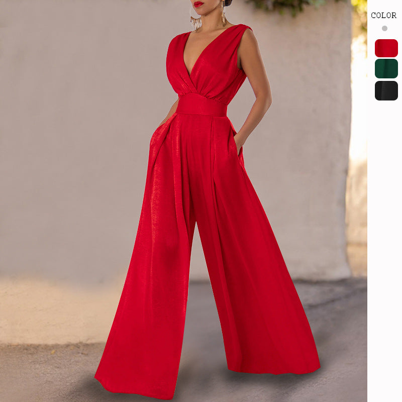 Women's High-Waisted Slimming Jumpsuit