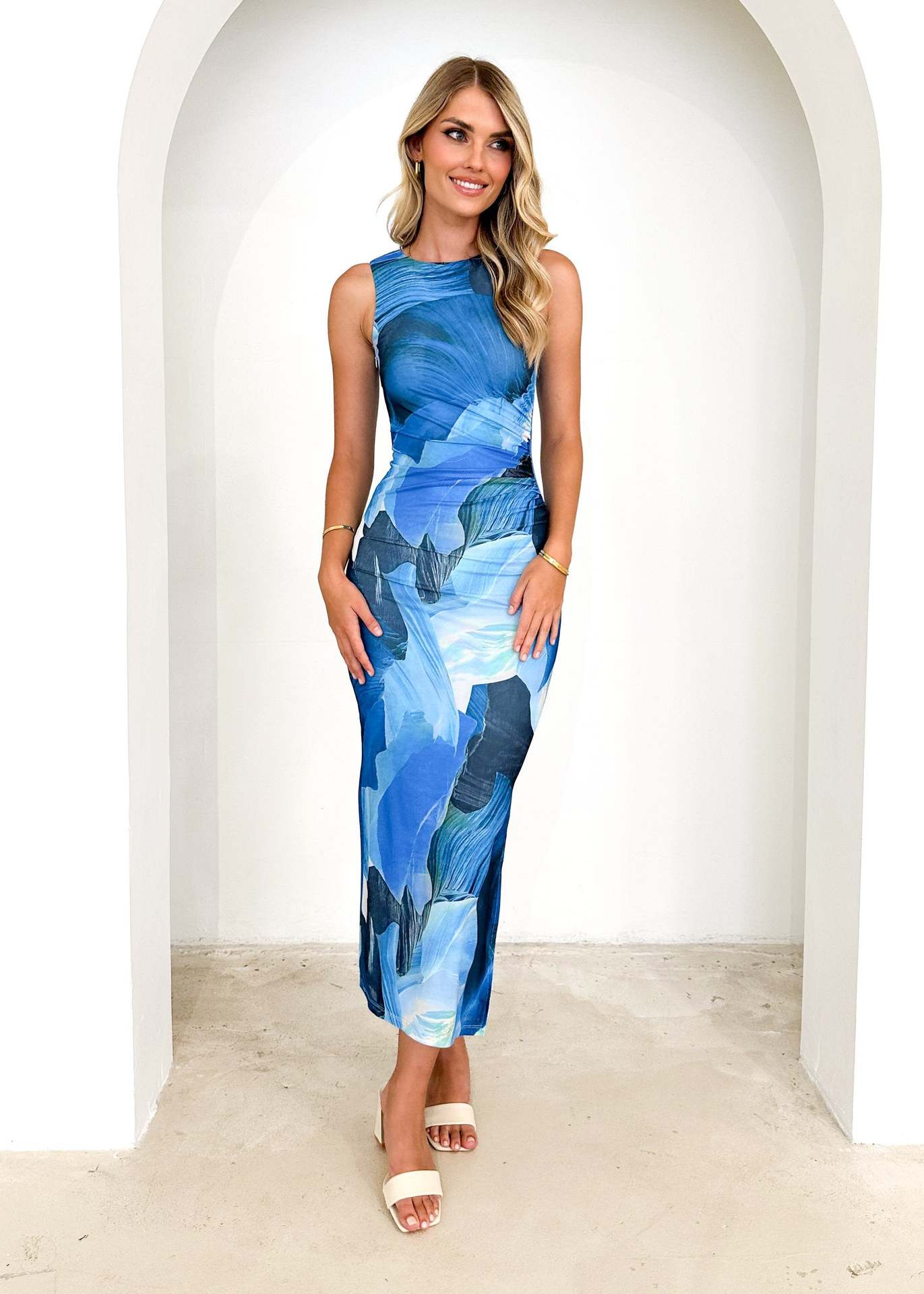 Effortlessly Elegant Printed Wrap Dress