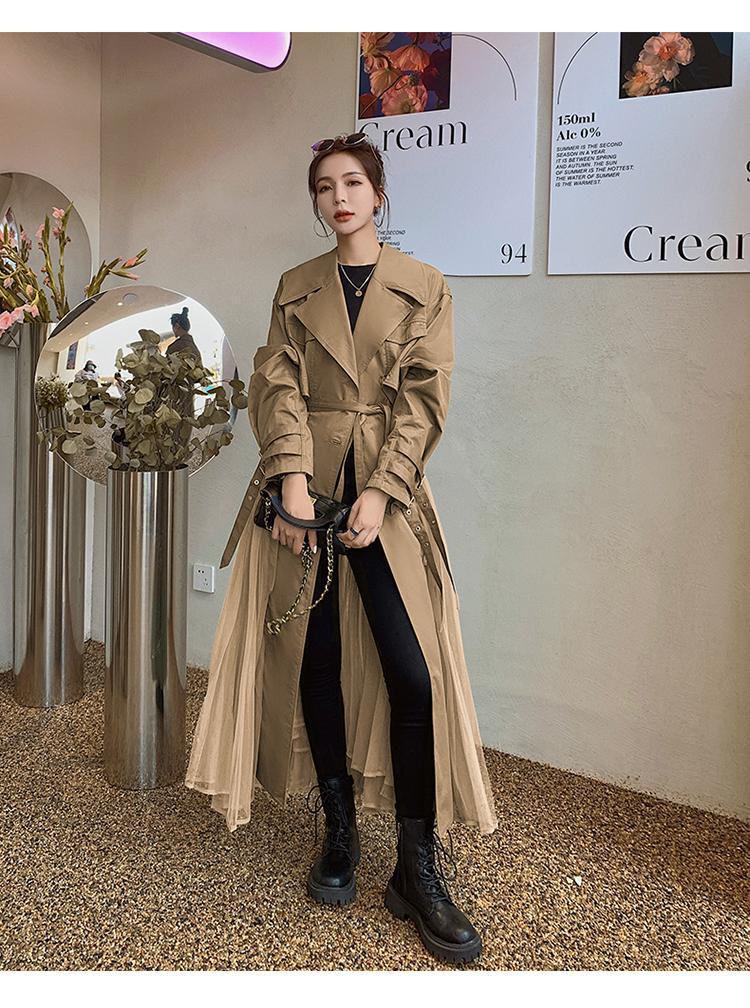 Designed Long Spring Coats for Women