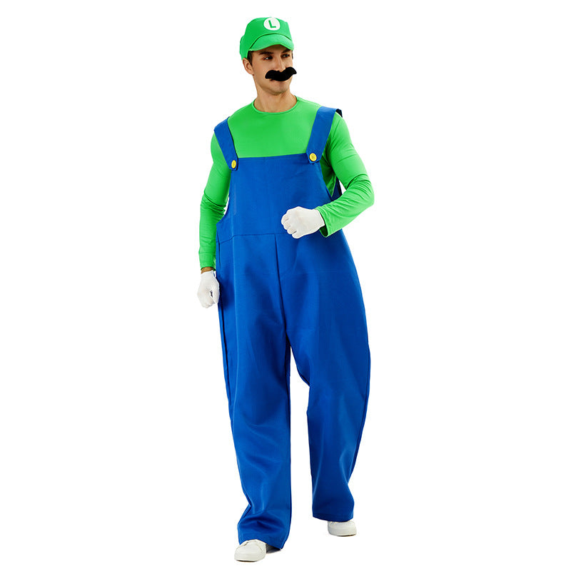 Adult Mario Costume for Halloween Cosplay