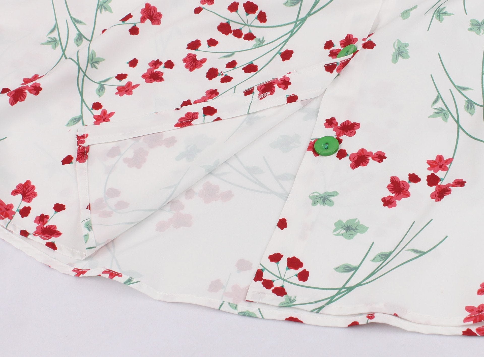 Women Halter Backless Floral Print Vintage Midi Length Dresses-Vintage Dresses-Free Shipping at meselling99