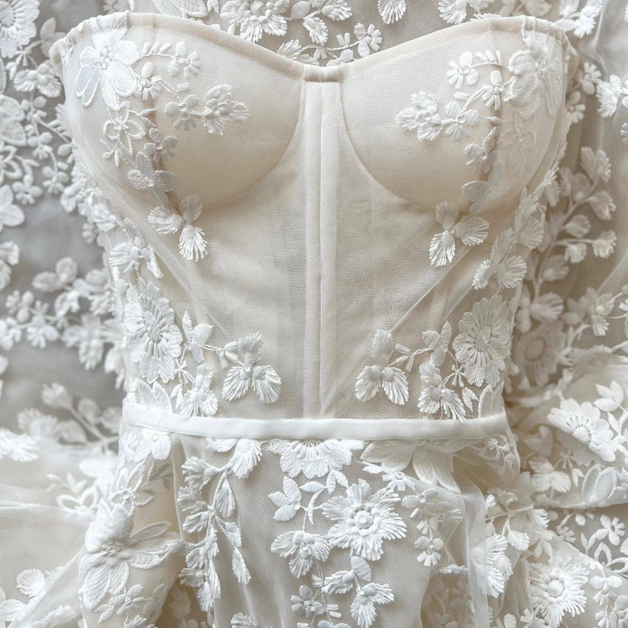 Garden Lace Mermaid Wedding Dress
