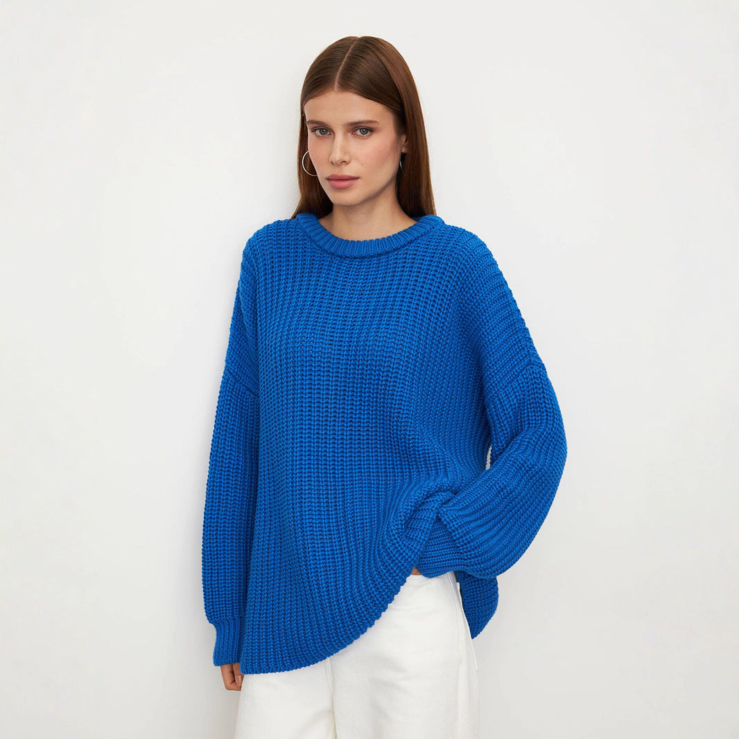 Lantern Sleeve Pullover Sweater