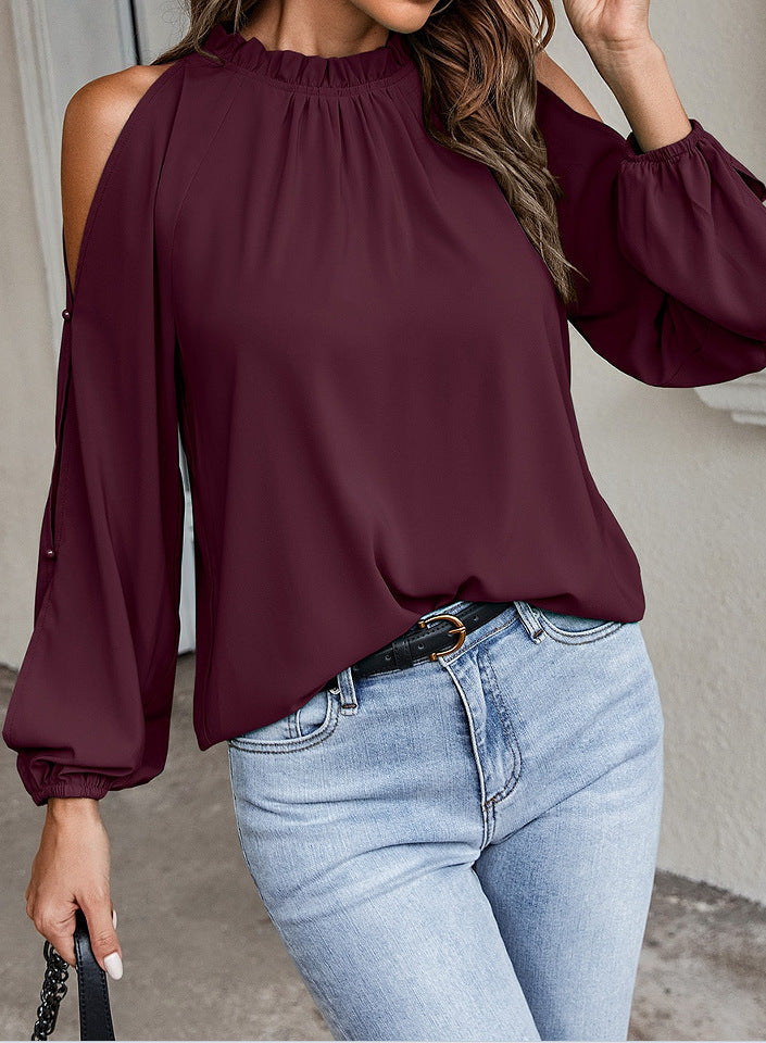 Casual Long Sleeves Women Blouses