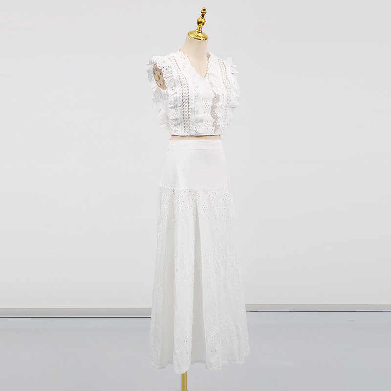 Designed Vacation Style Beach Dress Set