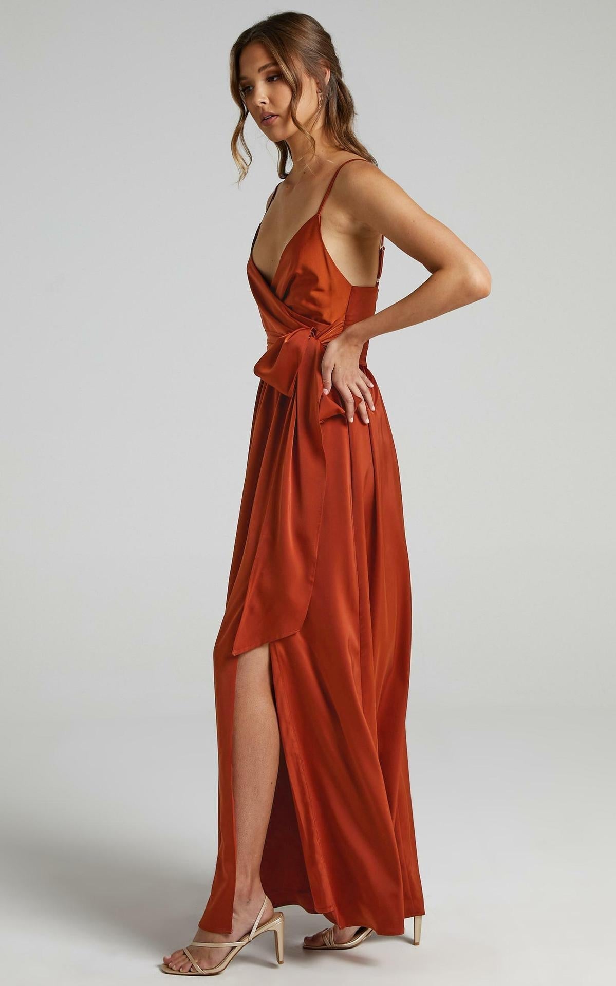 Sexy Satin Sleeveless Party Dresses-Dresses-Free Shipping at meselling99