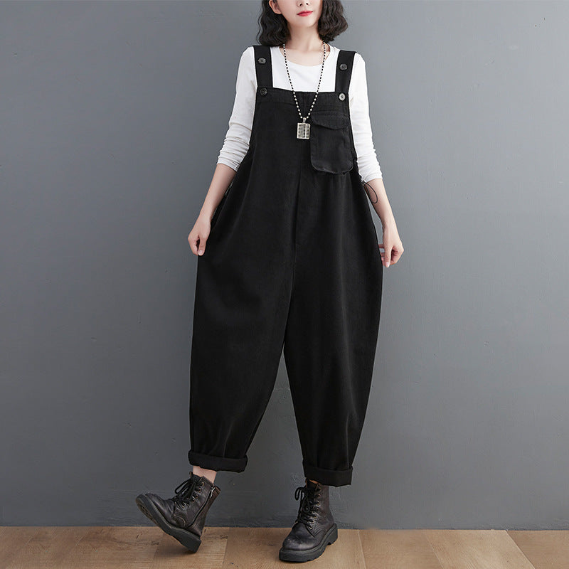 Vintage Loose Women Jumpsuits for Women