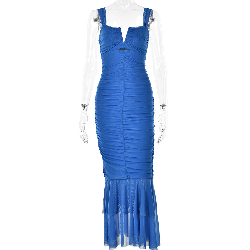 Women's Sleeveless Bodycon Mermaid Dress
