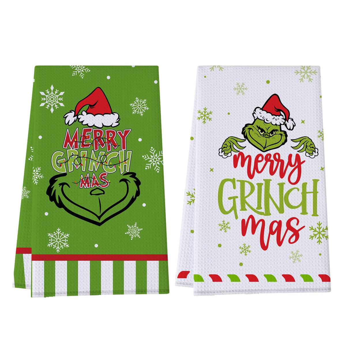 Grinch Christmas Kitchen Towel