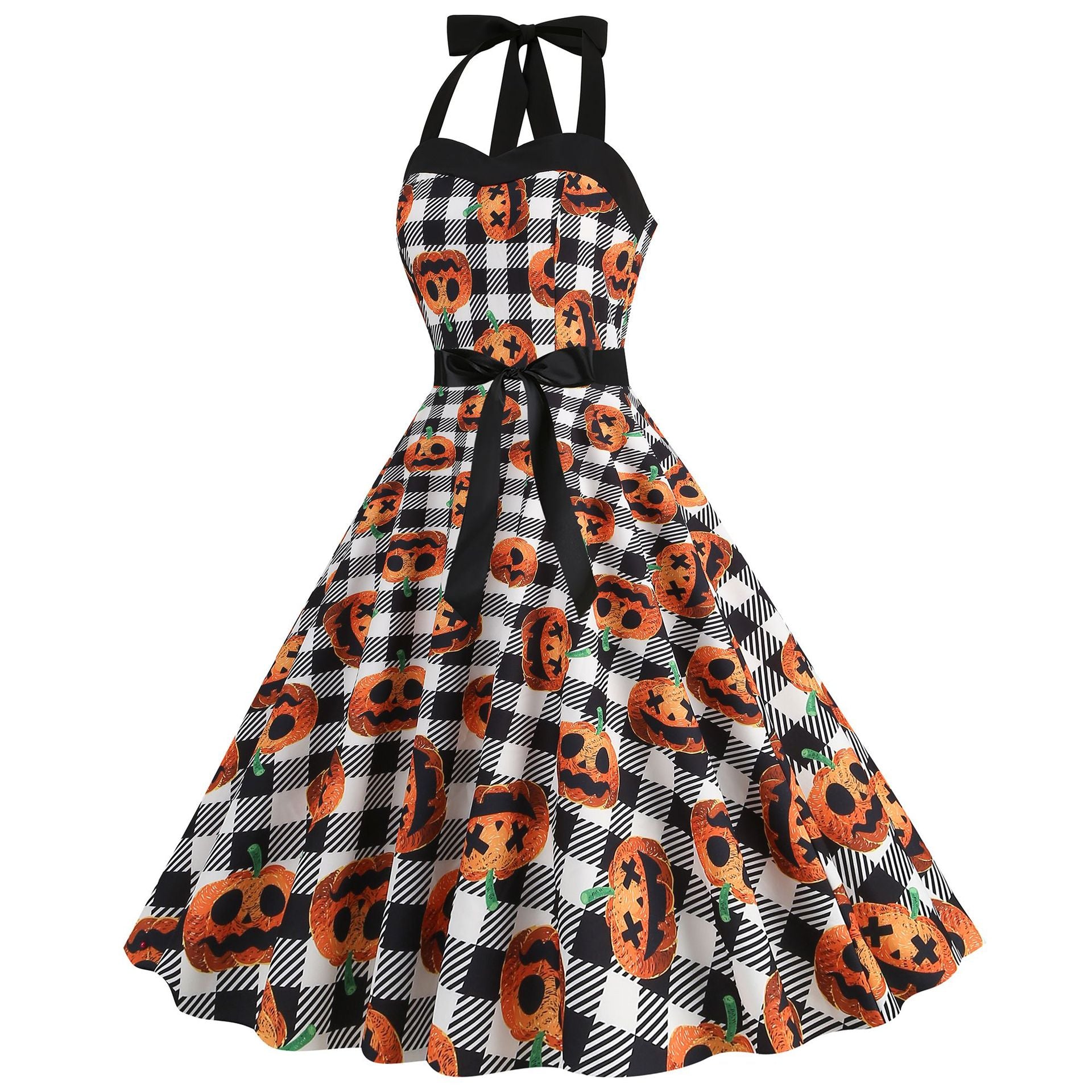 Elegant Vintage Halloween Dress
