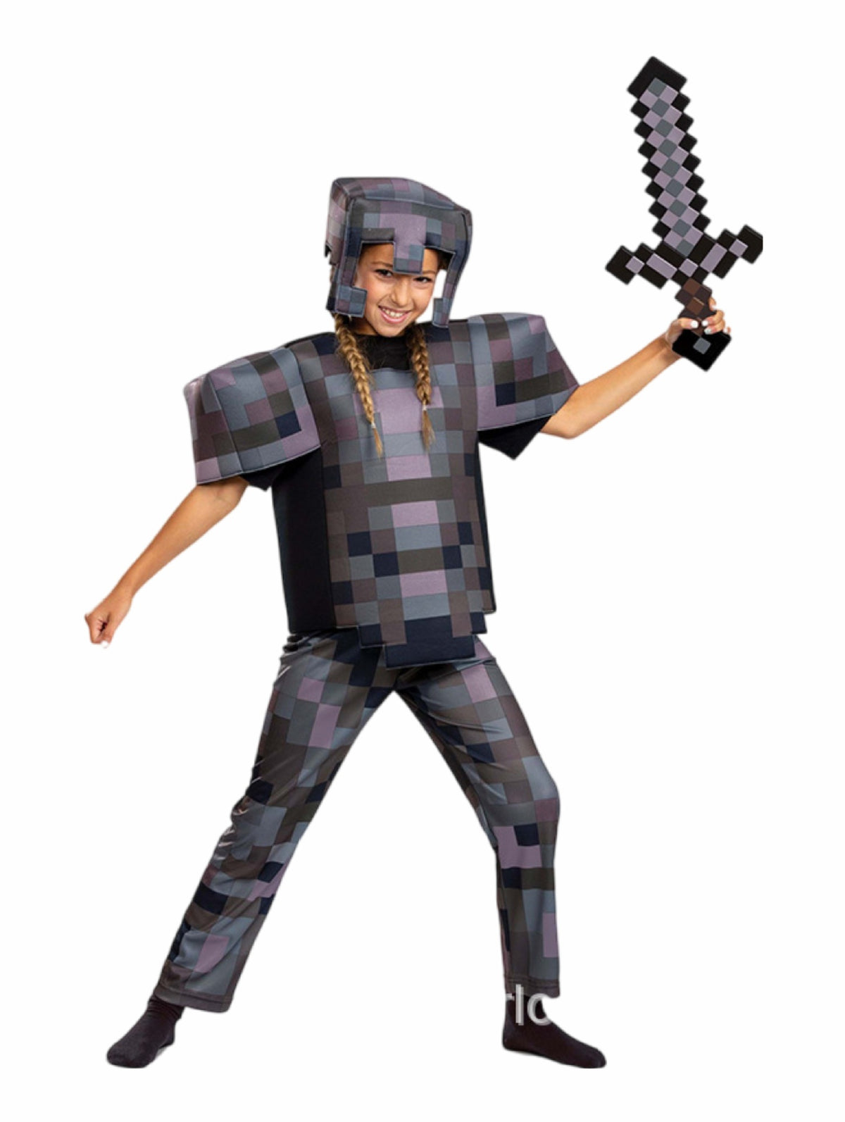 Minecraft Kids Cosplay Costume Holloween