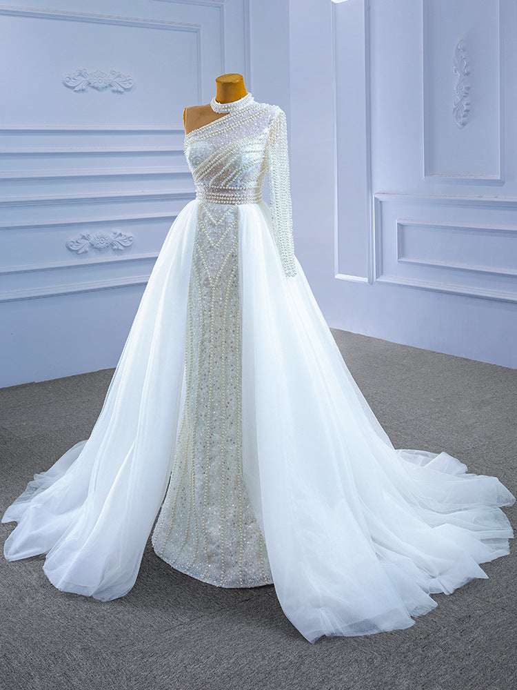 Gorgeous Handmade Beaded Princess Ball Gown Wedding Dresses