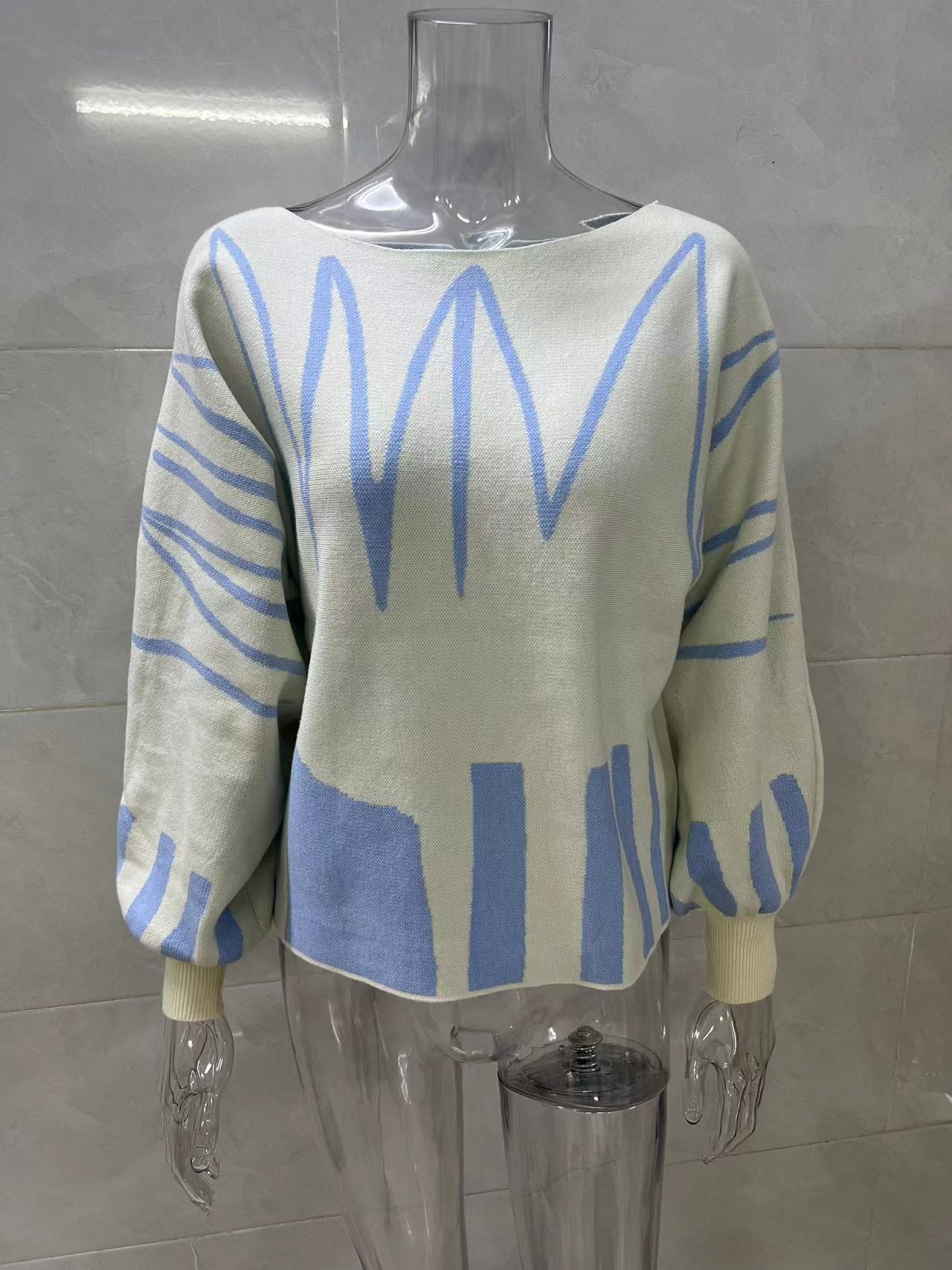 Designed Casual Knitted Pullover Sweaters