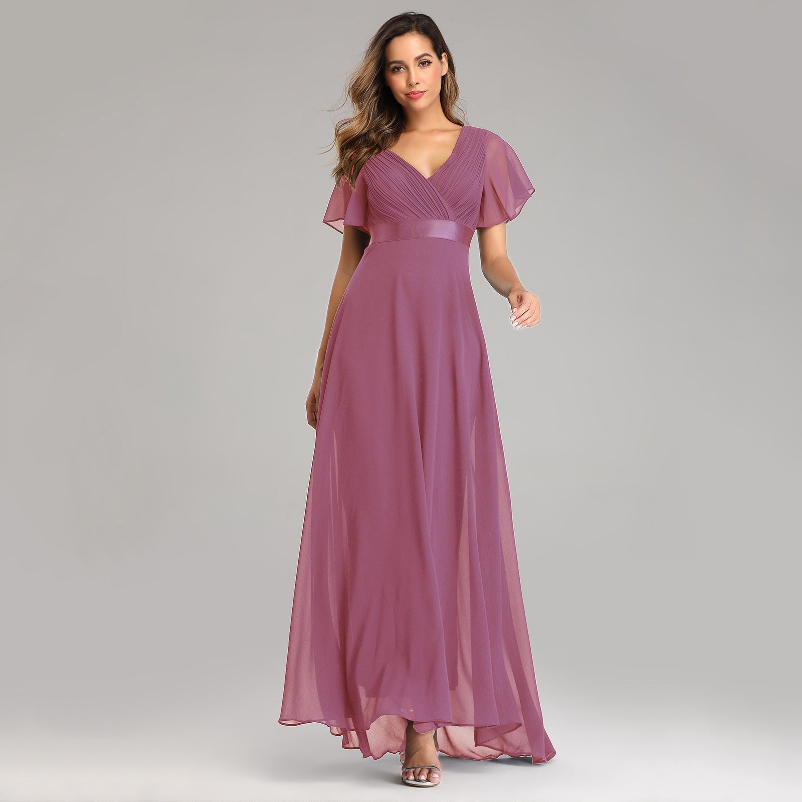 Elegant Chiffon Plus Sizes Bridesmaid Dresses-Dresses-Free Shipping at meselling99