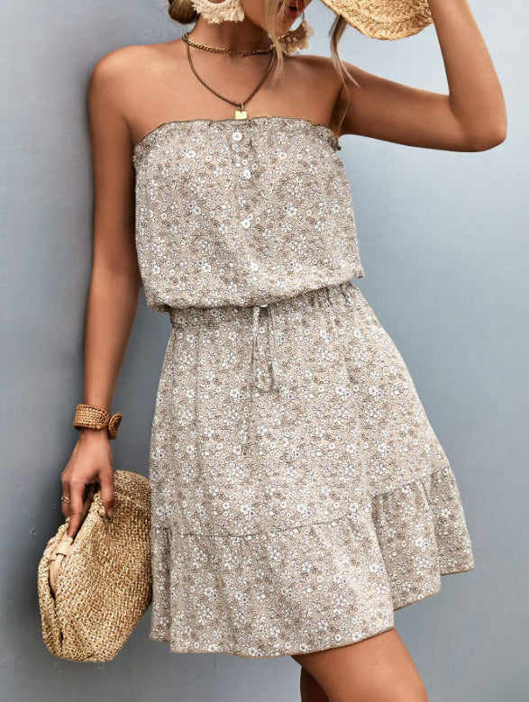 Women's Summer Sleeveless Floral Sundress