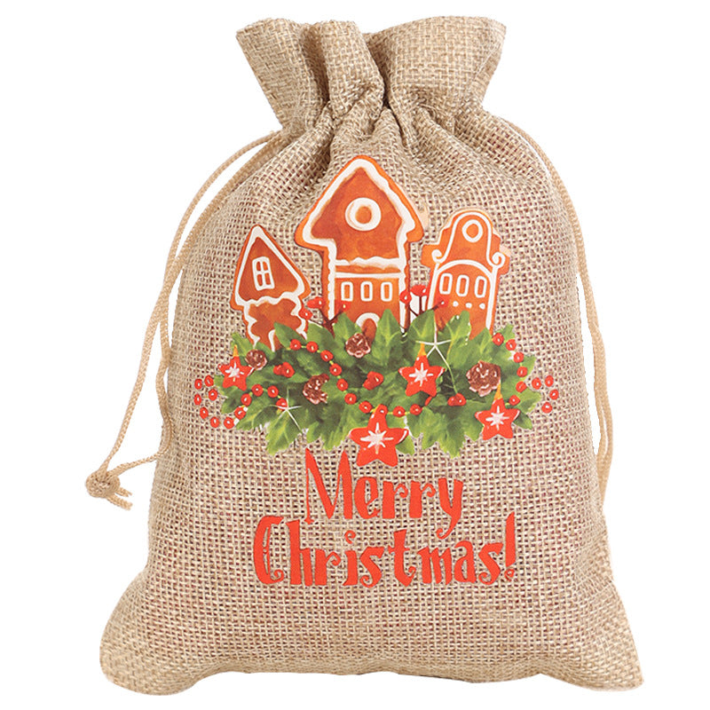 Christmas Drawstring Gift Bags