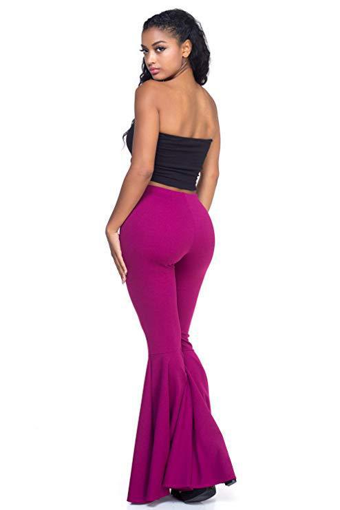 Sexy High Waist Mermaid Flare Pants