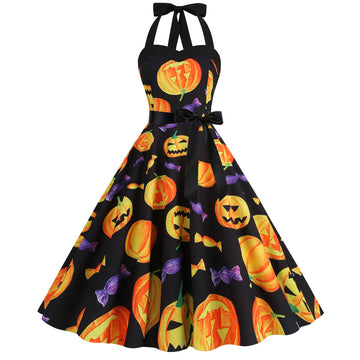 Elegant Vintage Halloween Dress