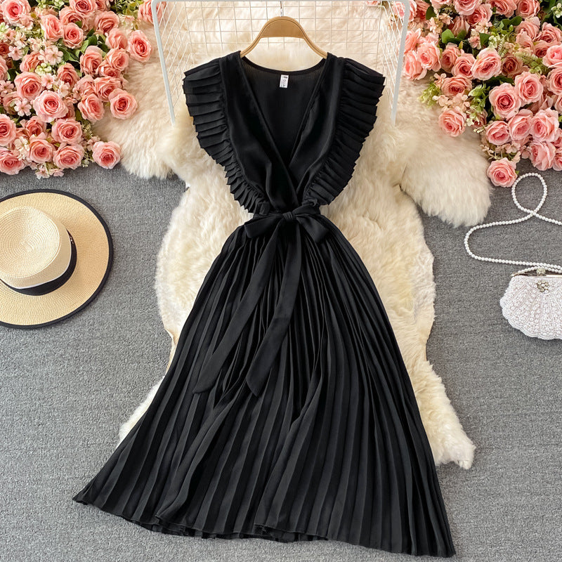 Elegant V Neck Women Long Dresses