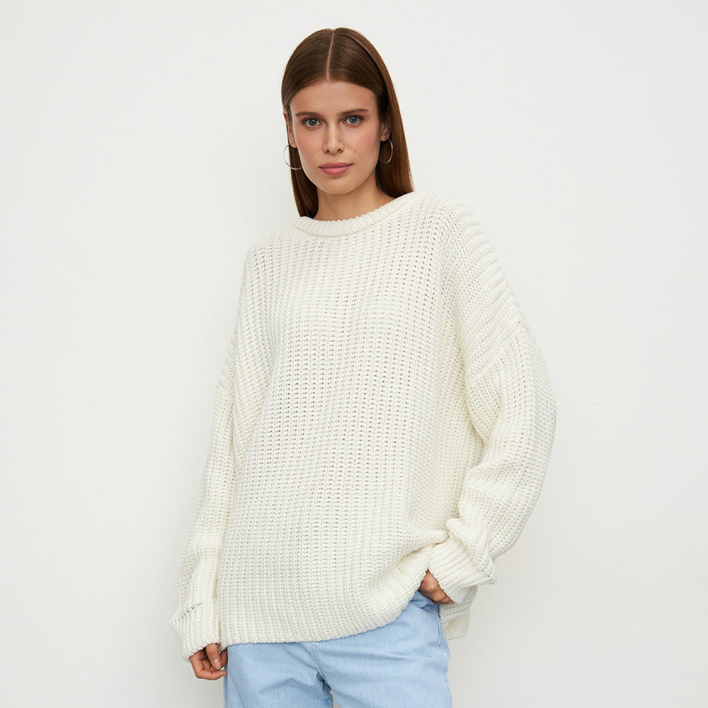 Lantern Sleeve Pullover Sweater
