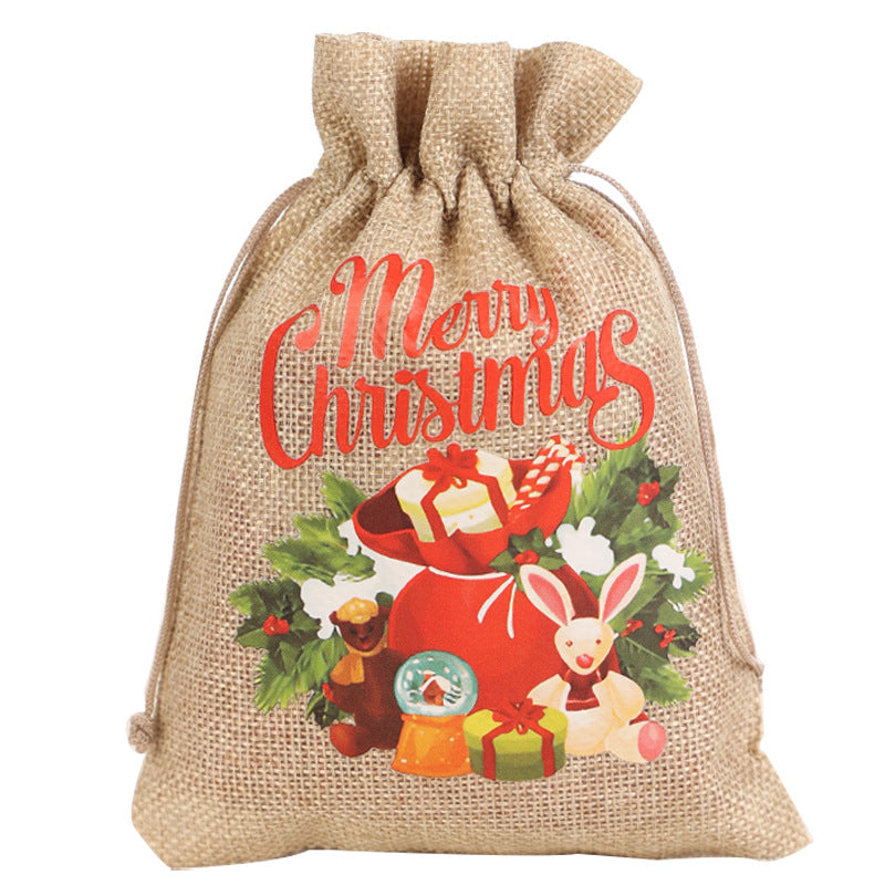 Christmas Drawstring Gift Bags