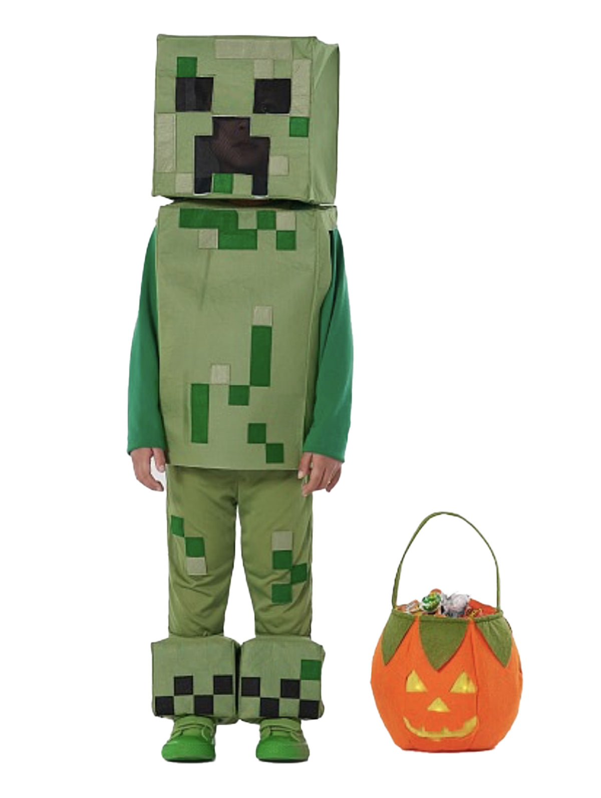 Minecraft Kids Cosplay Costume Holloween