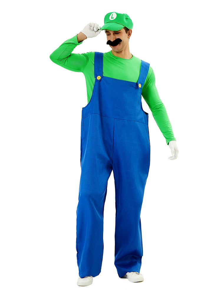 Adult Mario Costume for Halloween Cosplay