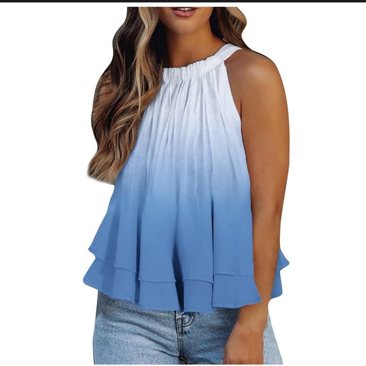 Sexy Halter Sleeveless Summer Tops