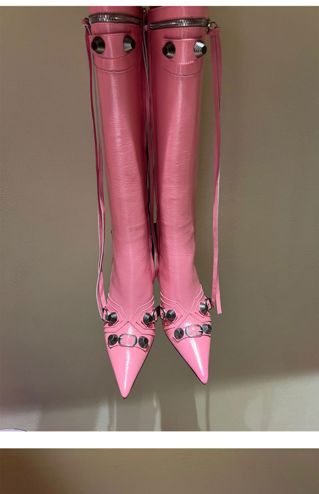 Sexy Peep Toe Rivet Plus Sizes Women Boots