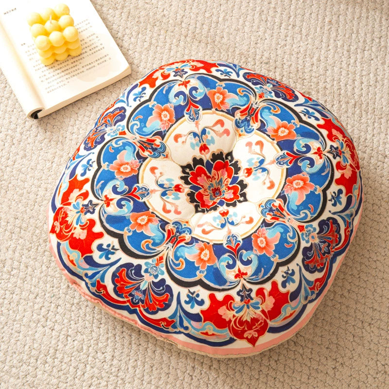 Round Ethnic Style Cushion