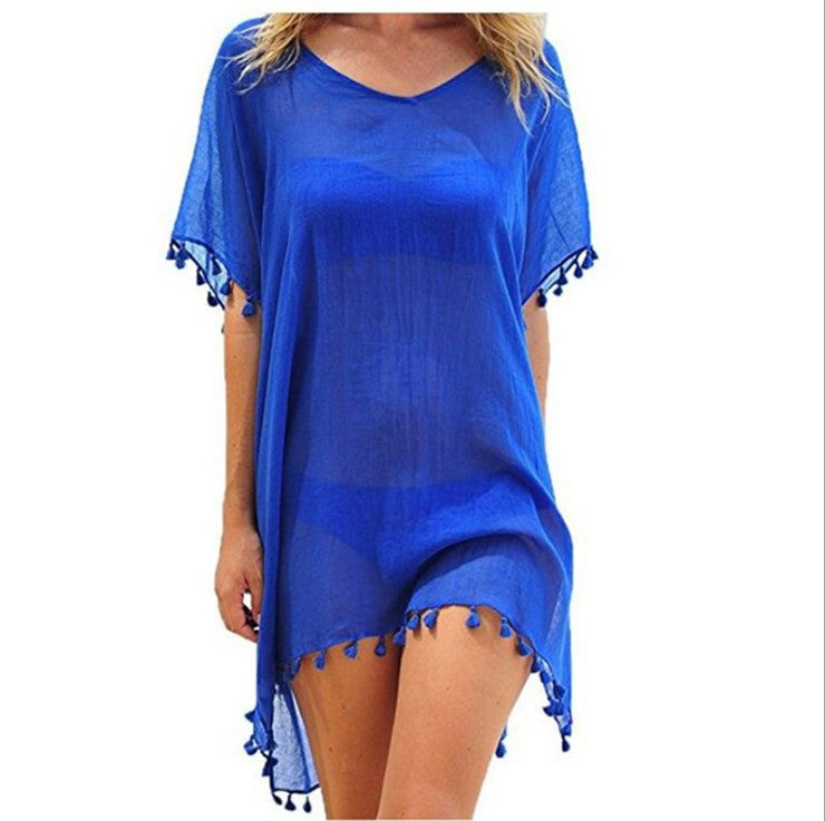Sexy Chiffon Tassels Beach Bikini Cover Ups