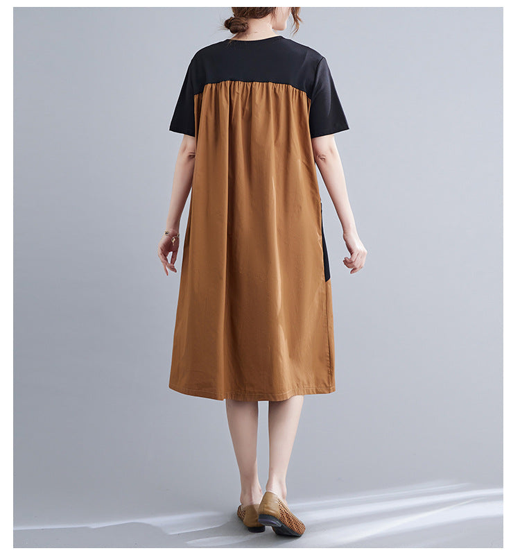 Vintage Short Sleeves Women Midi Dresses-Dresses-Free Shipping at meselling99