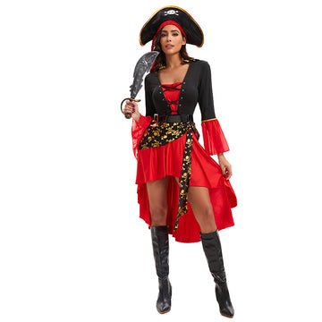 Women's Plus Size Pirate Costume - Halloween & Cosplay Roleplay Outfit