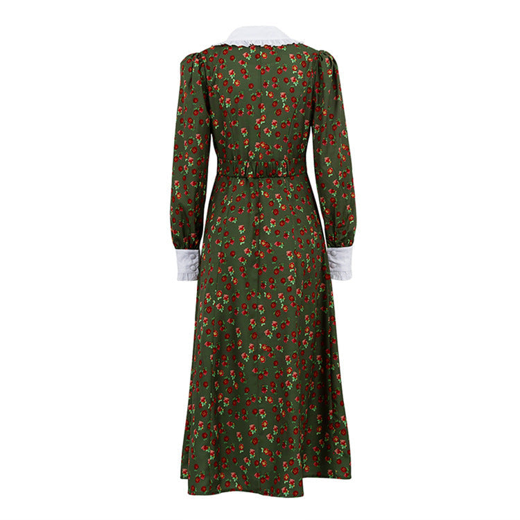Women's Elegant Floral Print Dress