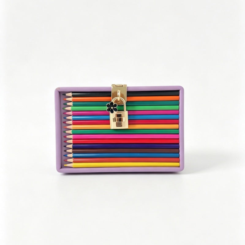 Rainbow Pencil Crossbody Bag