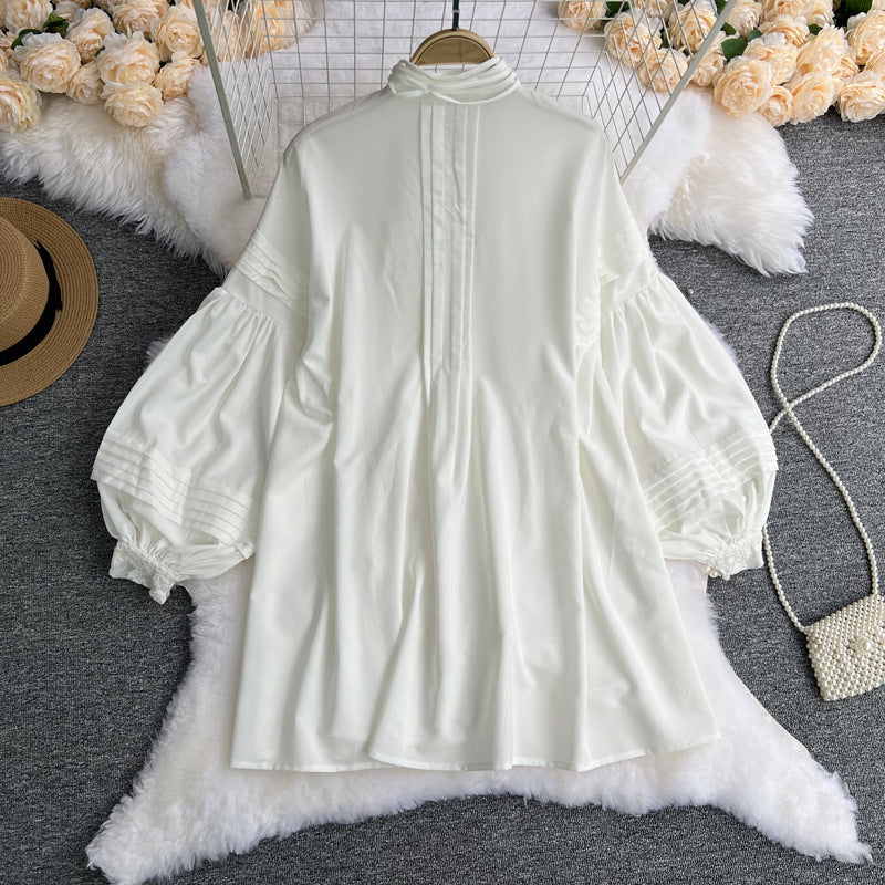 Royal-Inspired Doll Collar Dress