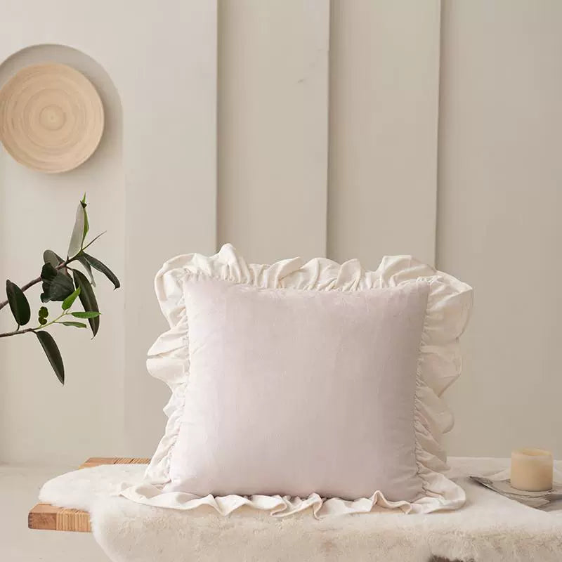 Reversible Flannel Lumbar Pillow Cover Inner