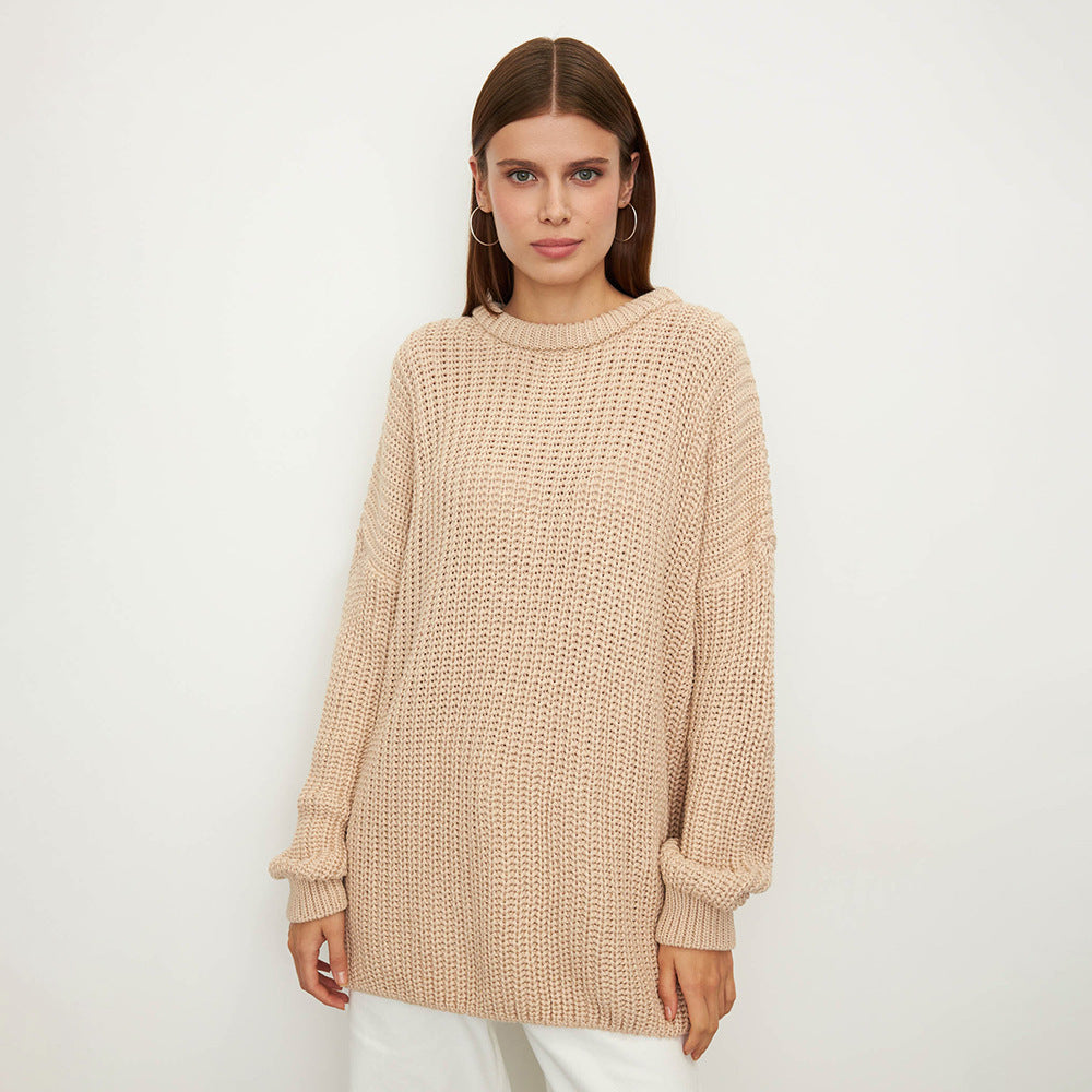 Lantern Sleeve Pullover Sweater