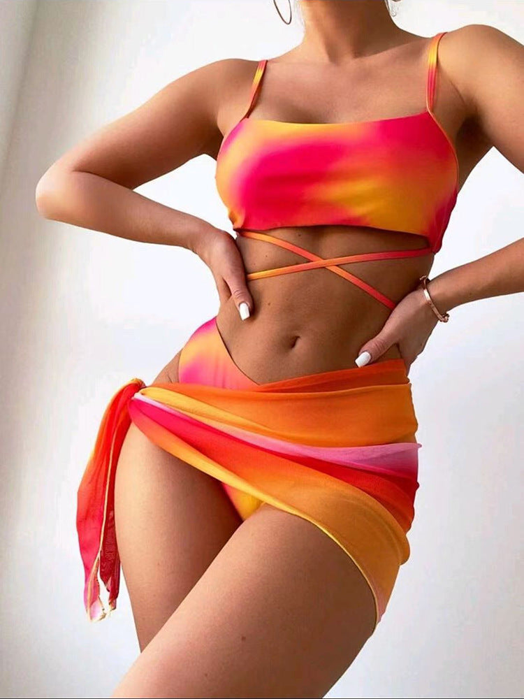 Sexy Summer Print Bikini Set for Women