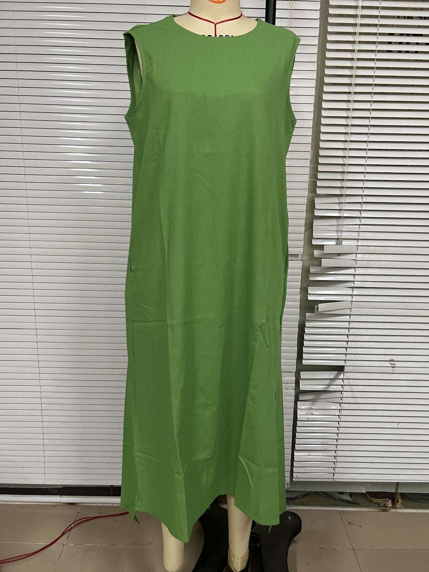 Casual Linen Summer Long Cozy Dresses-Dresses-Free Shipping at meselling99