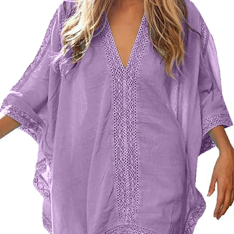 Casual Plus Sizes Women Beach Cover Ups