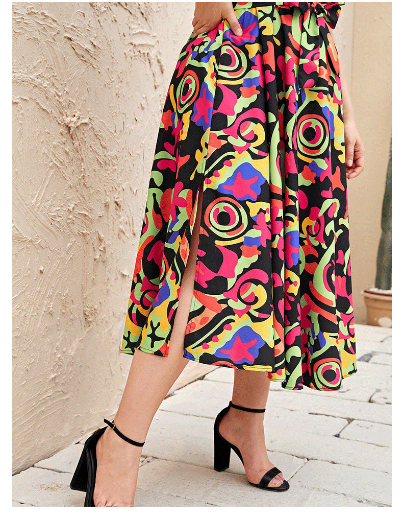 Summer Short Sleeves Plus Sizes Dresses-Dresses-Free Shipping at meselling99