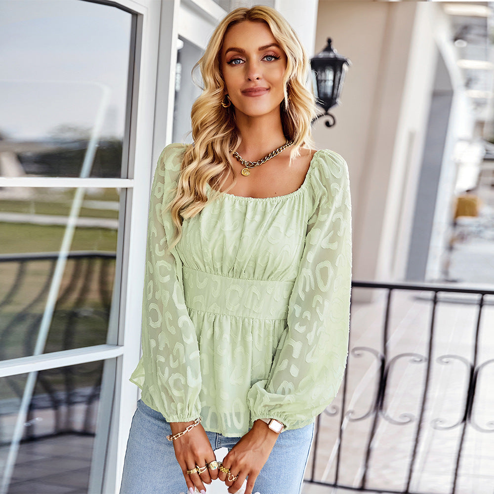 Designed Long Sleeves Blouses for Women