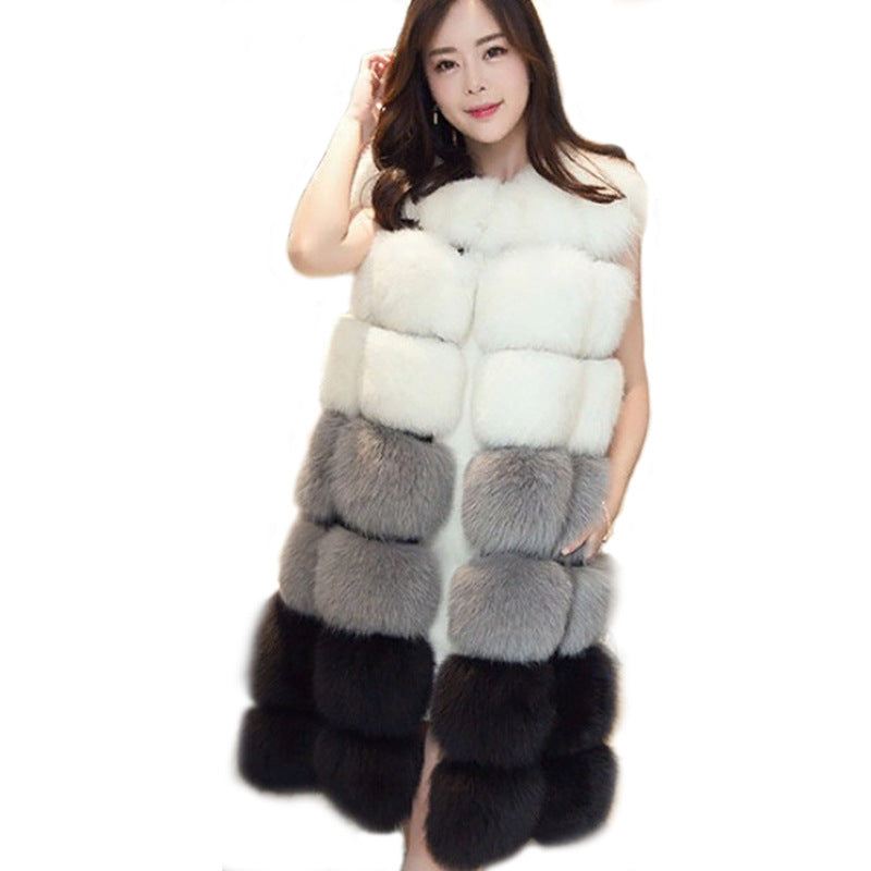 Fashion Faux Fur Winter Long Vest