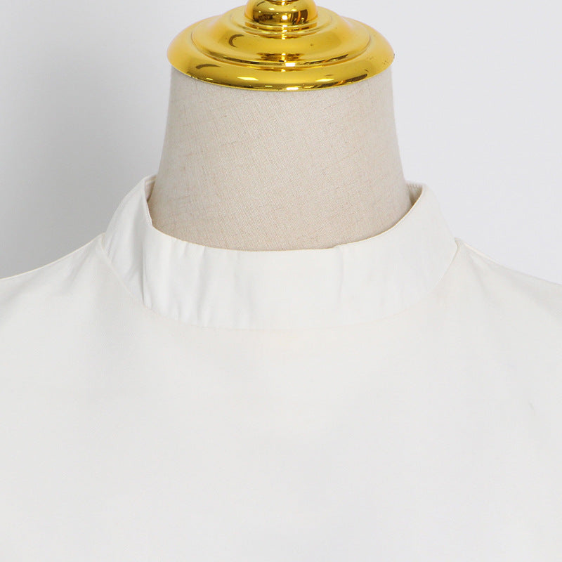 Ostrich Feather A-Line Dress