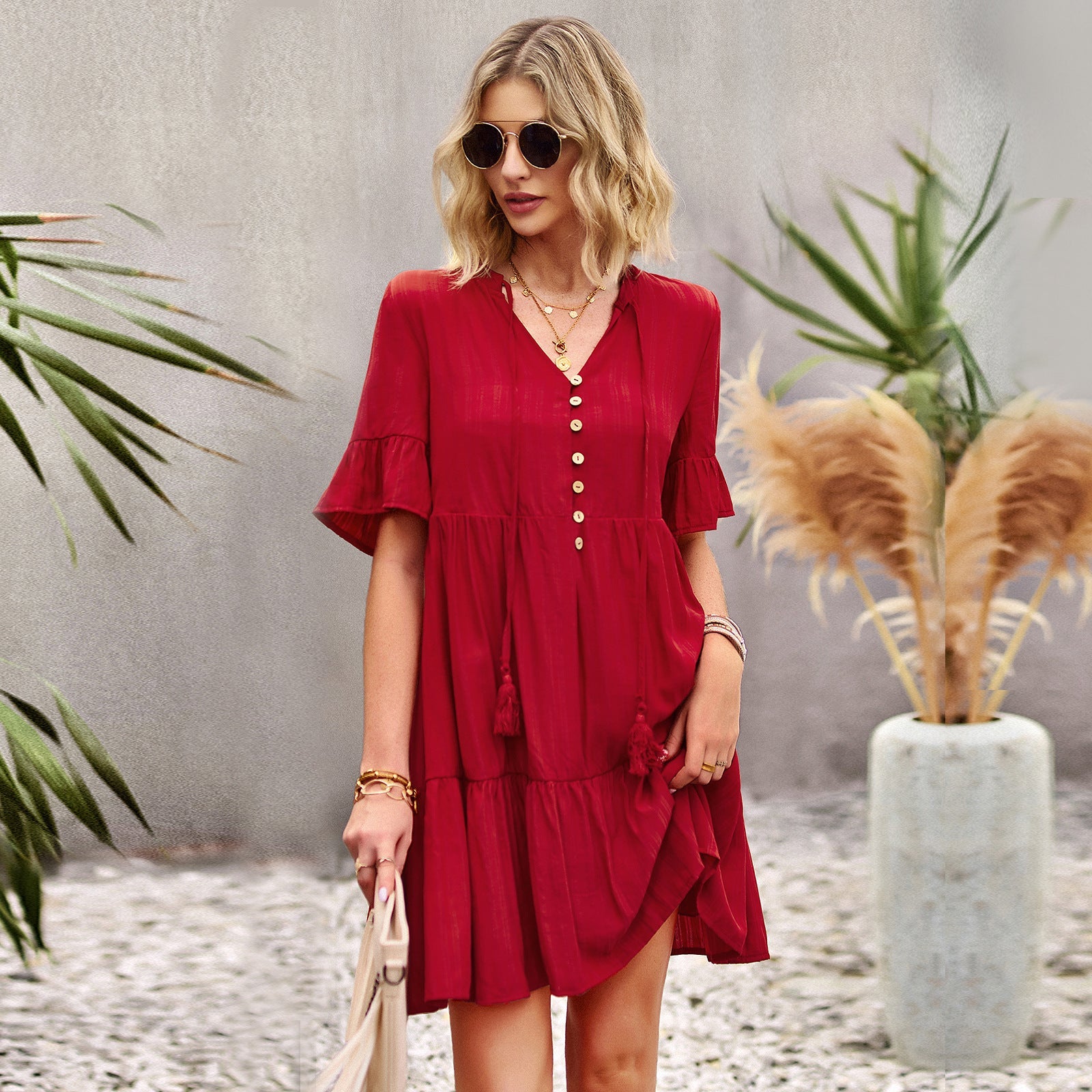 Fairy A Line Short Daily Dresses