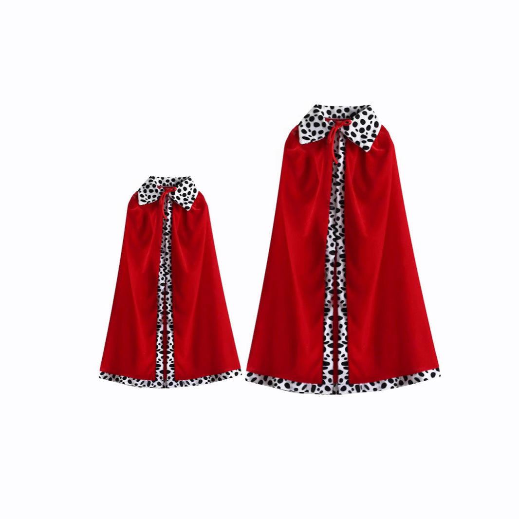 Halloween King Cape Costume for Kids & Adults