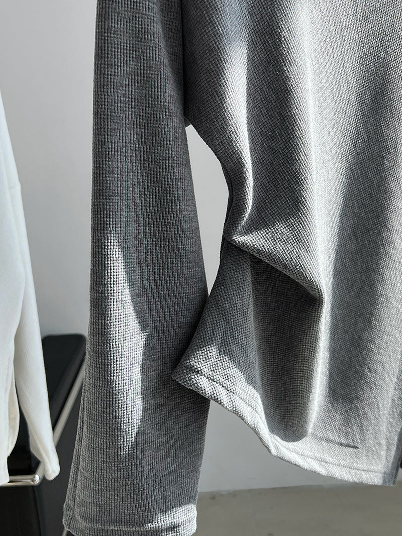 Designer Asymmetrical Shoulder Sweatshirt